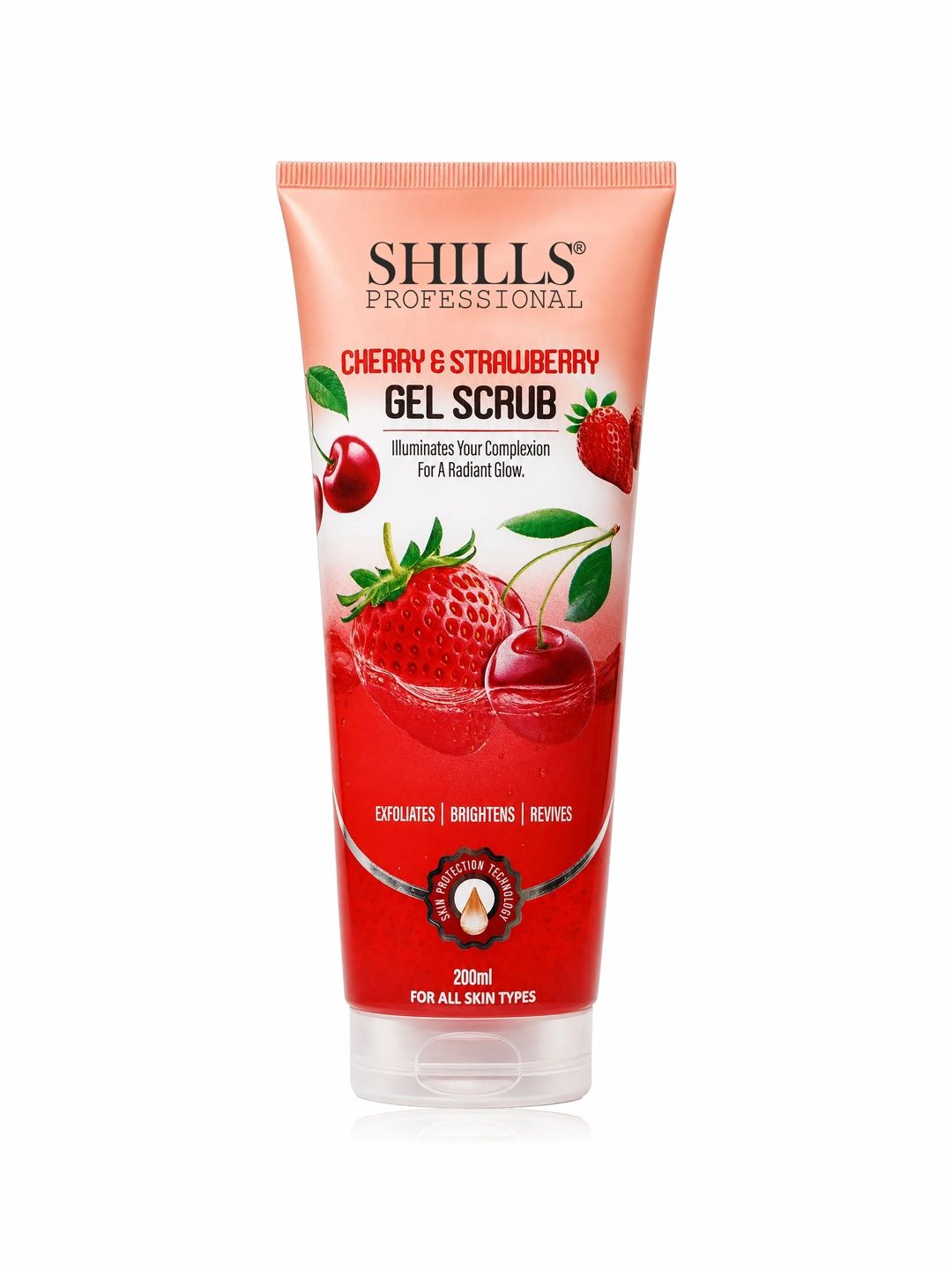 shills professional Cherry & Stwaberry Gel Face Scrub & Exfoliator - 200 ml-picture-14