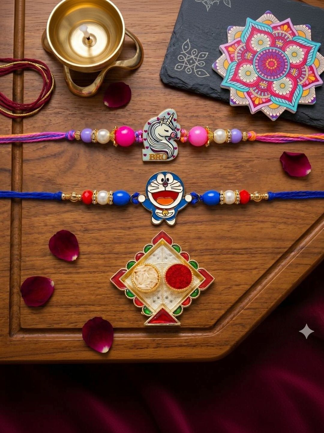 Tiny Shiny Thread Rakhi-picture-34