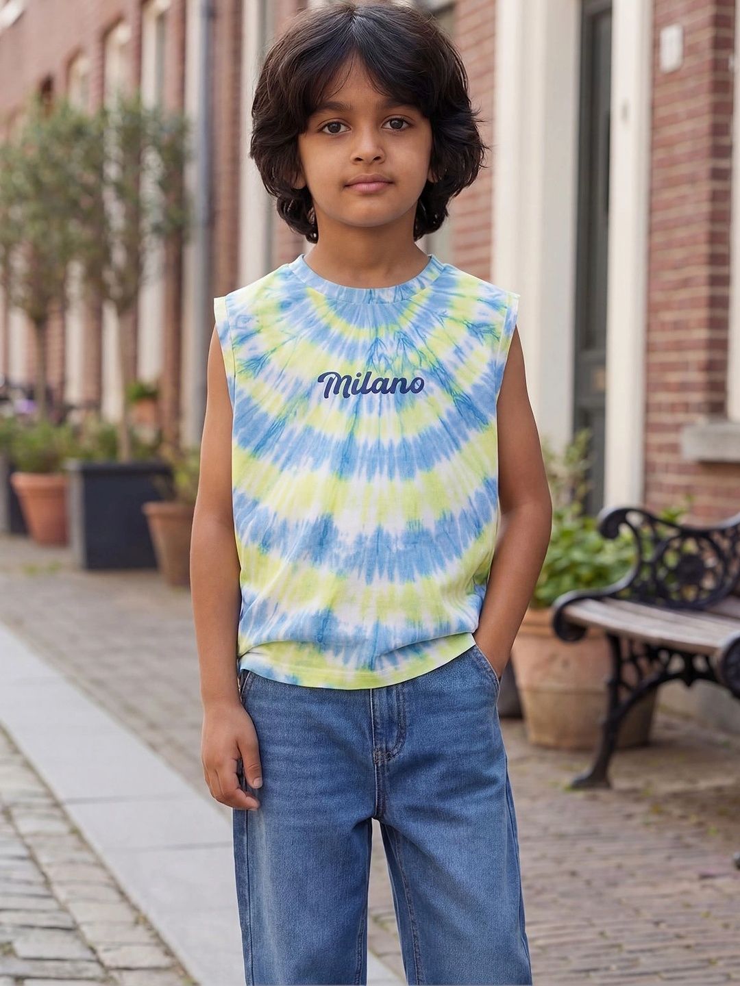 HELLCAT Boys Tie and Dye Dyed T-shirt-picture-50