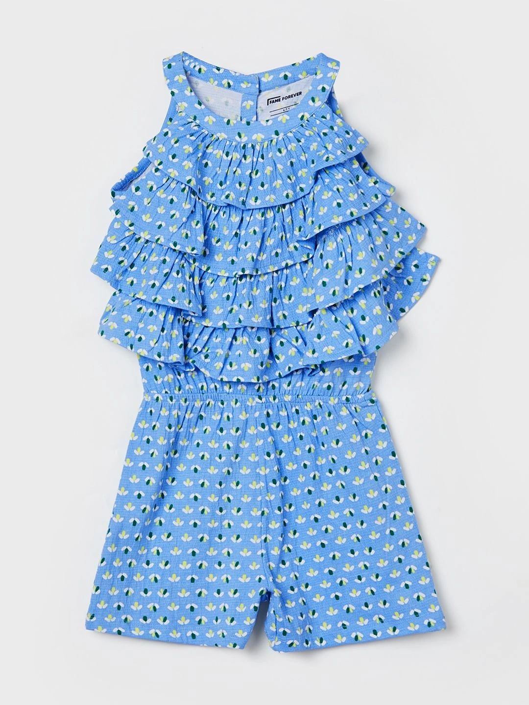 Fame Forever by Lifestyle Girls Printed with Ruffles Jumpsuit-picture-22