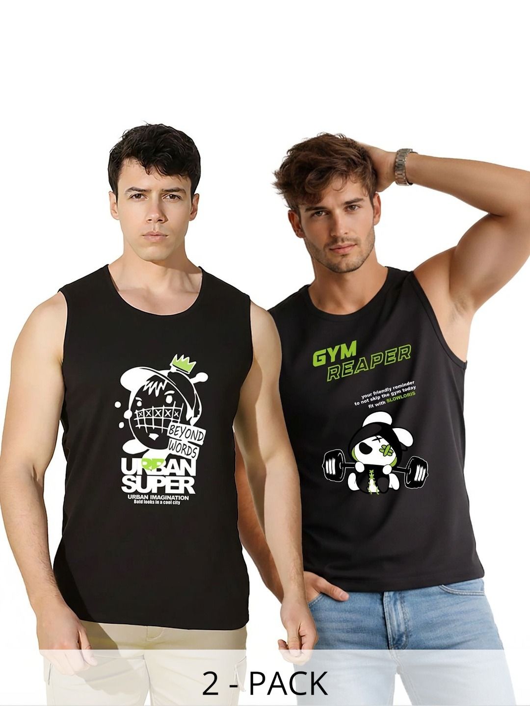 SLOWLORIS Men 2 Printed T-shirt-picture-30