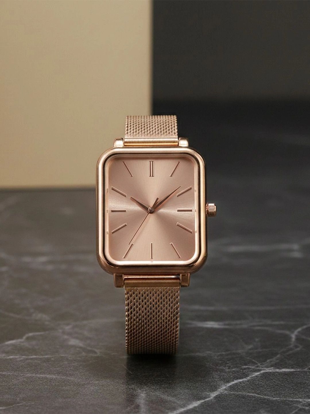 TREX Women Brass Dial & Stainless Steel Bracelet Style Straps Analogue Watch NSW08_MEG_ROSEGOLD-picture-35