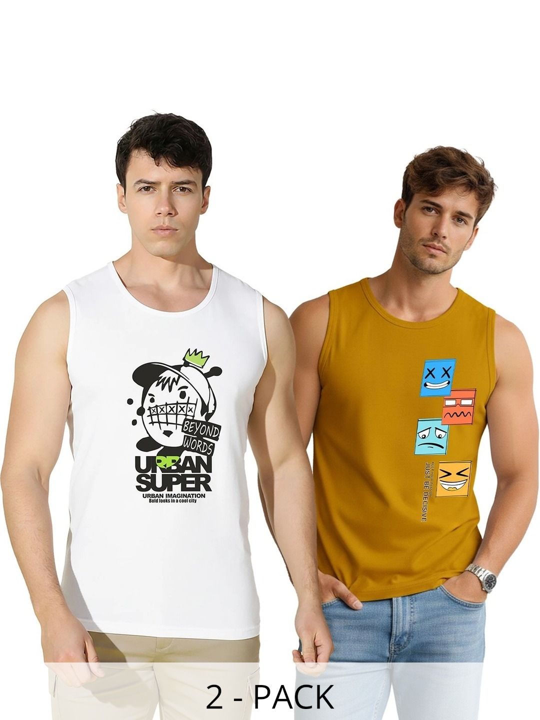 TEEFOX Pack of 2 Printed Cotton Basic-picture-10