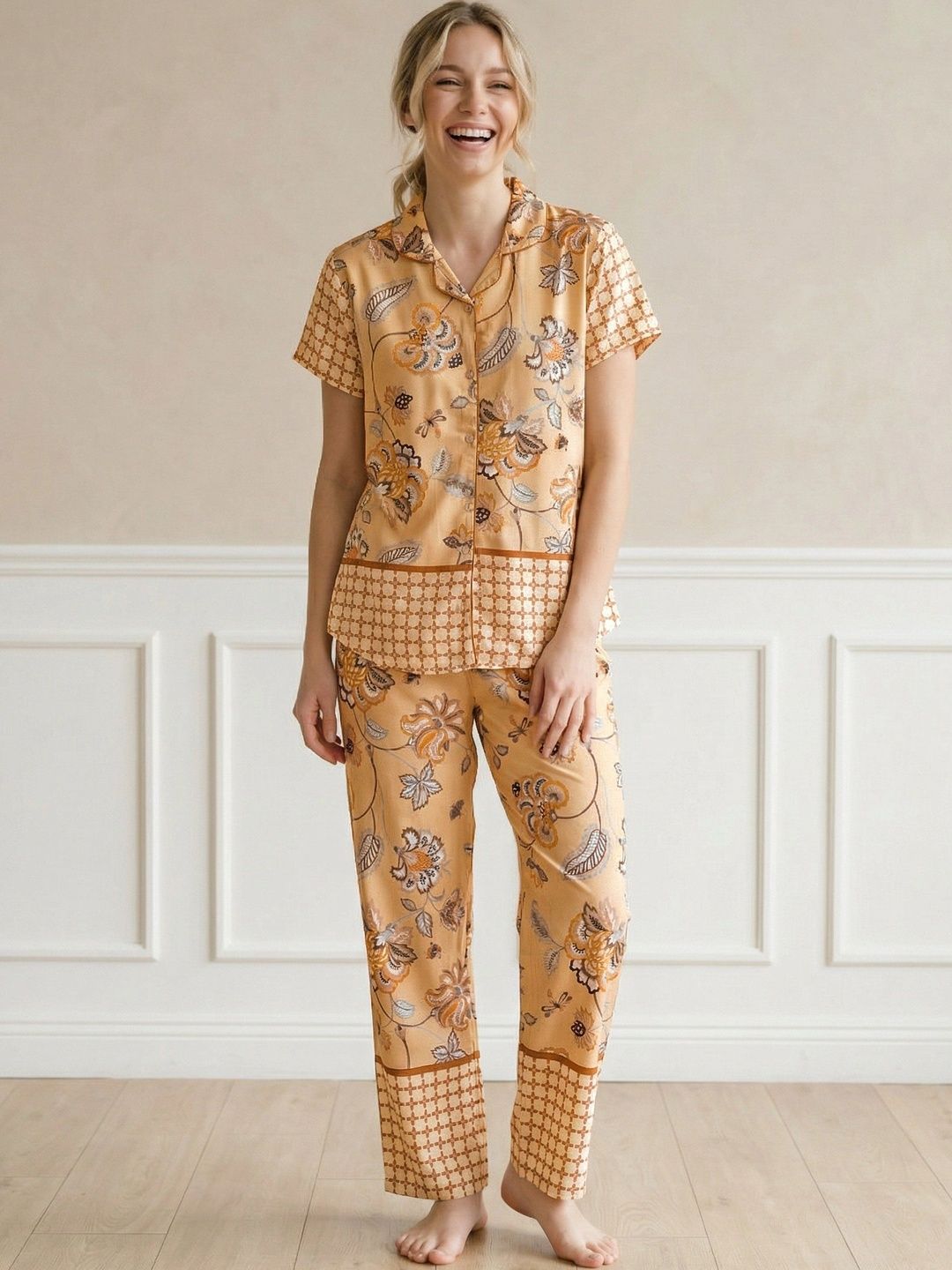 SNOOZE AND CO Women Printed Night suit-picture-10