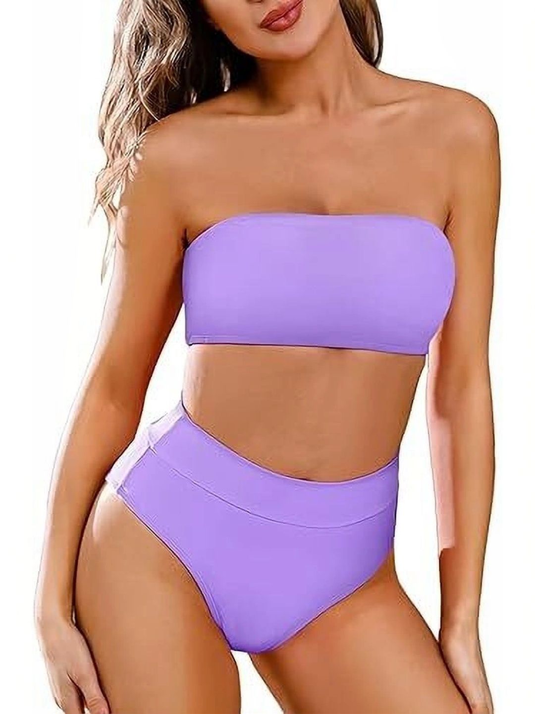 D Heer Fashion Strapless Swim Bikini Set-image-20