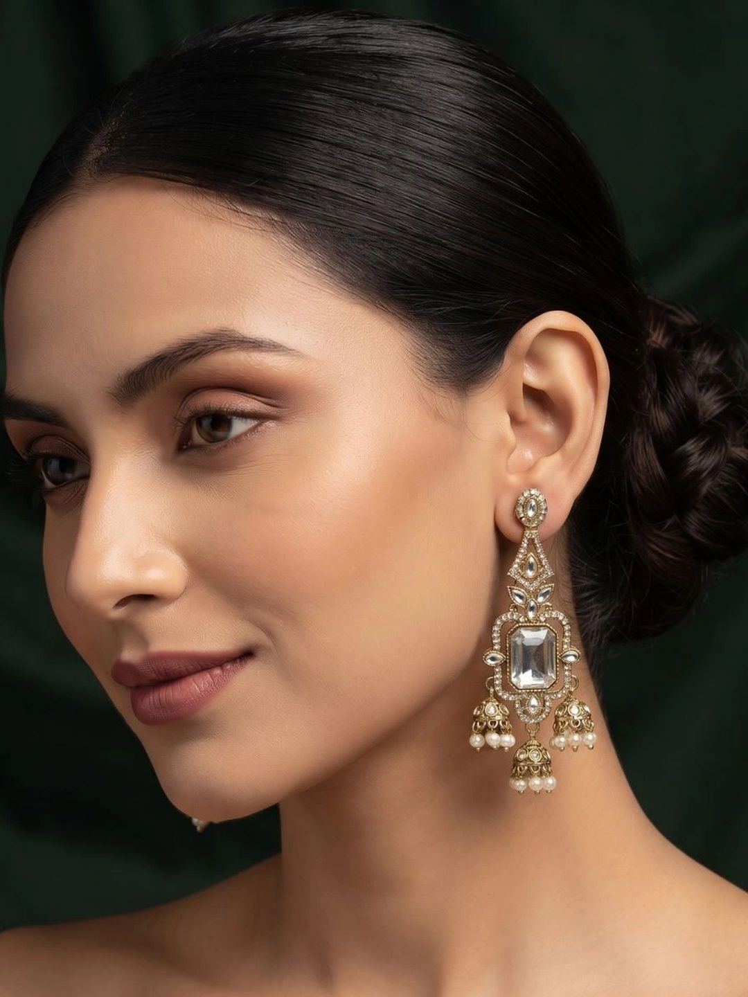 DURATI Geometric Drop Earrings-picture-1