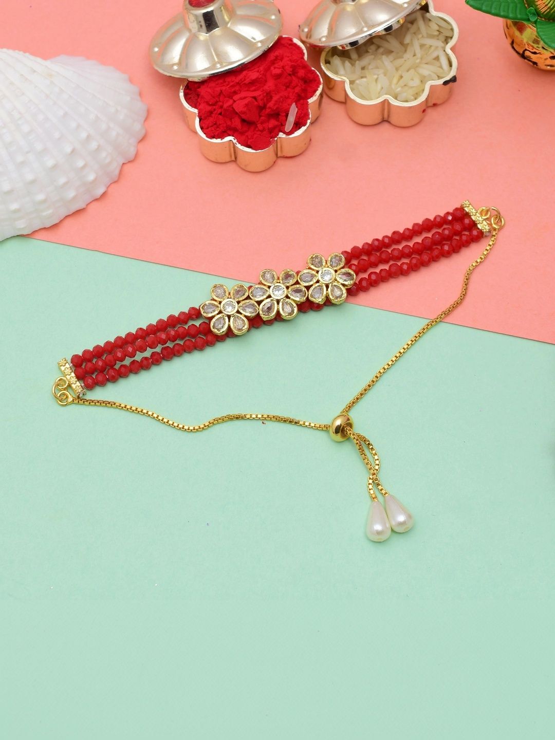 Tanusha Jewels Multistrand Rakhi-picture-35