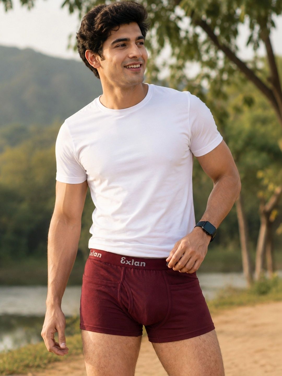 Exlan Cotton Solid Trunks-picture-20