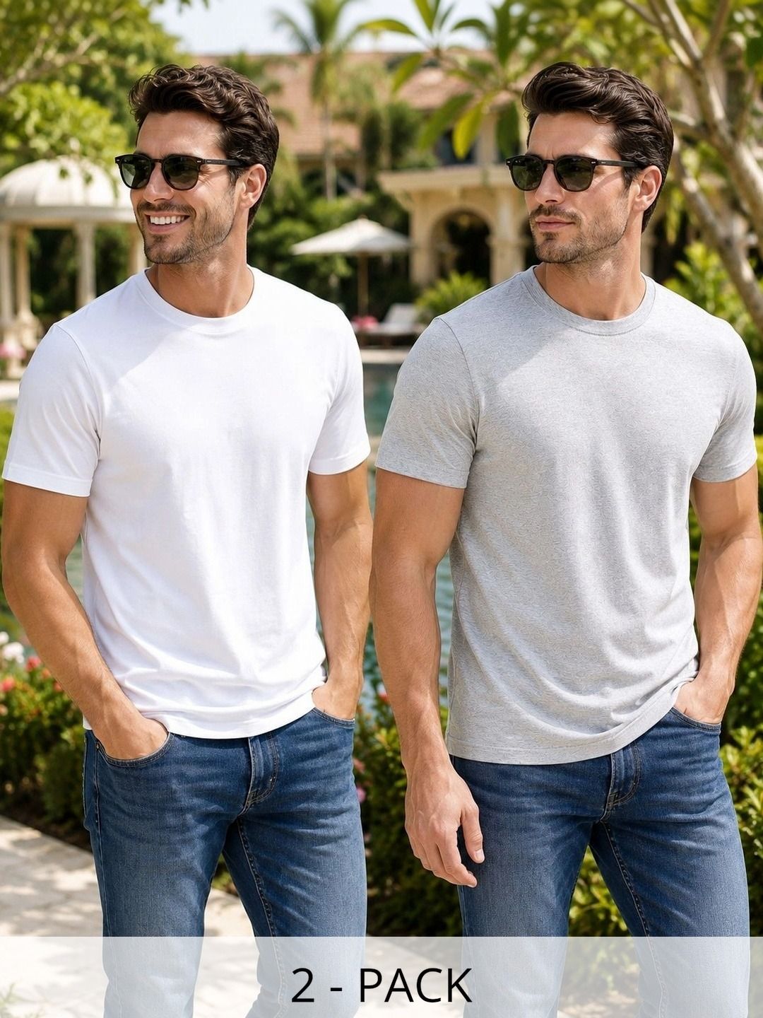 Sharnika Men 2 Pure Cotton T-shirt-picture-38