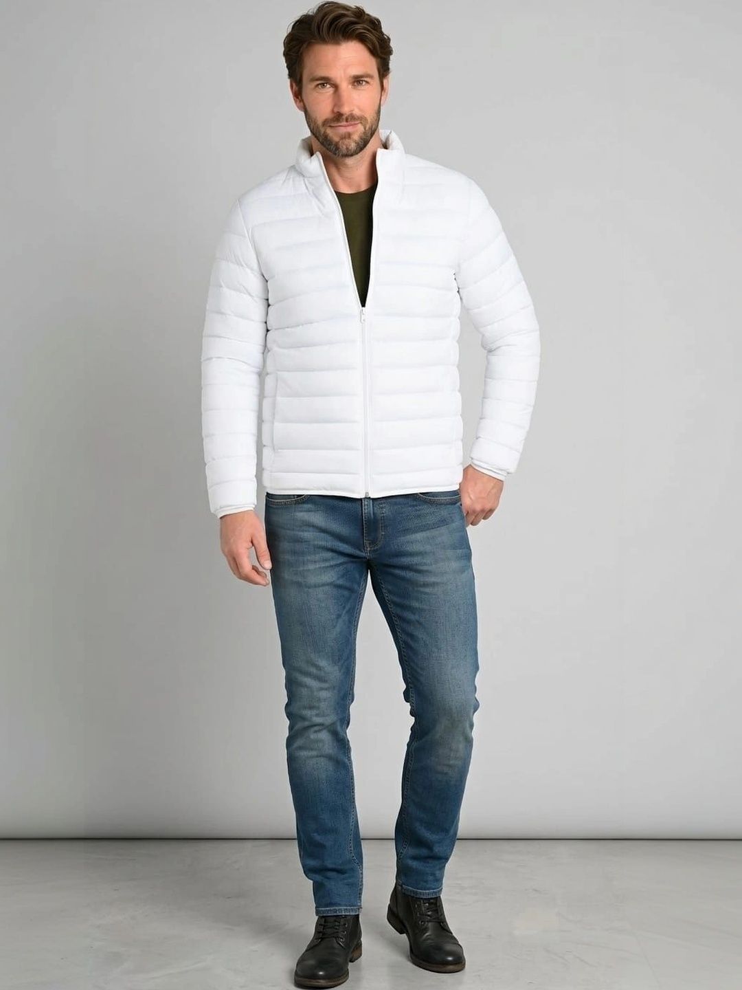 ELVYN ALEX Men Lightweight Outdoor Puffer Jacket-picture-22