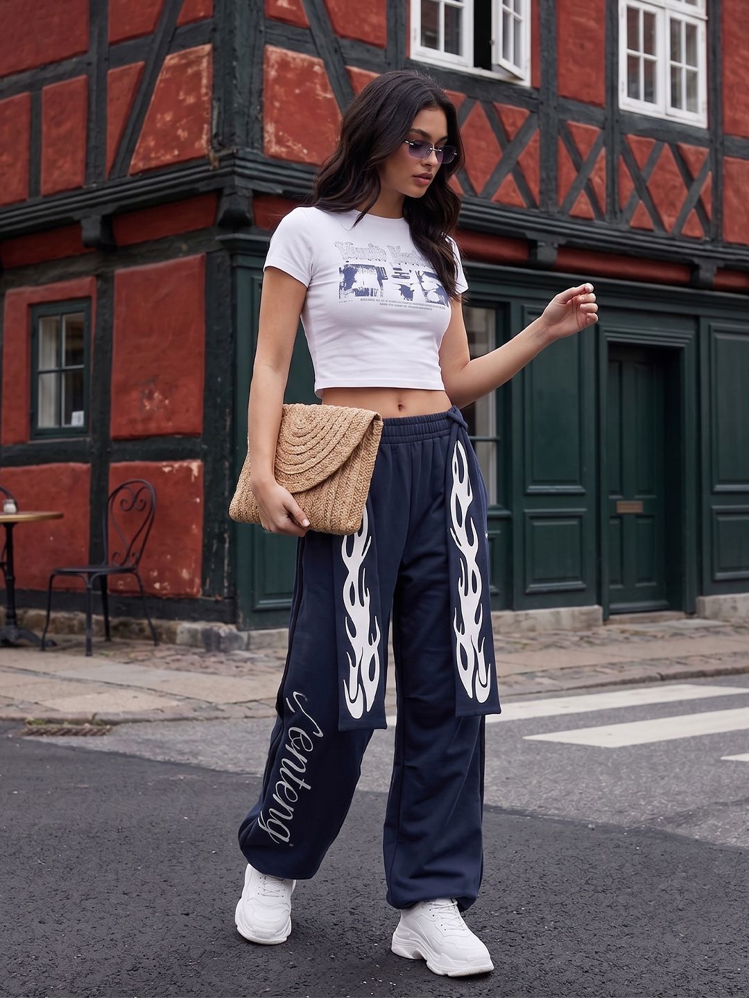 Suo Women Printed Trousers-picture-49