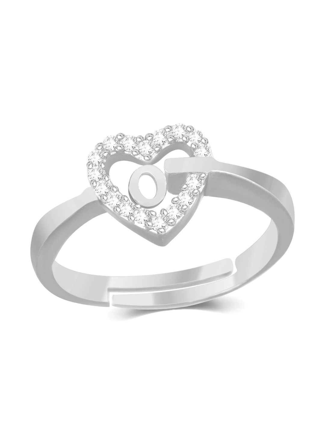 ORNEXA Women Gold-Plated Cubic Zirconia Finger Ring-picture-38