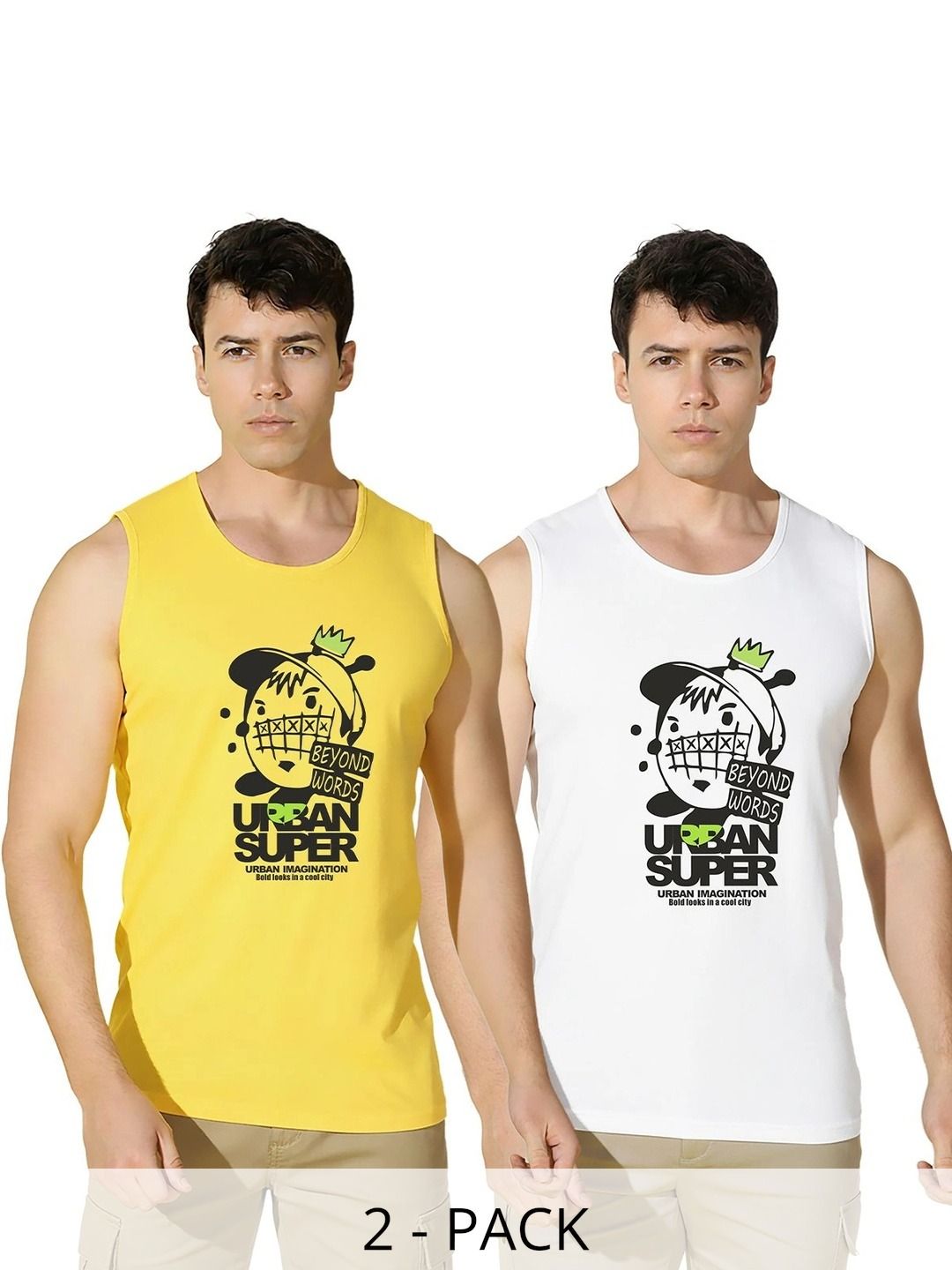 TEEFOX Pack of 2 Printed Cotton Tank-picture-50