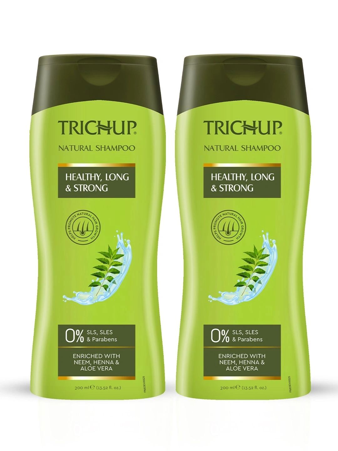 TRICHUP Set Of 2 Healthy Long & Strong Natural Shampoo - 200 ml Each-picture-25