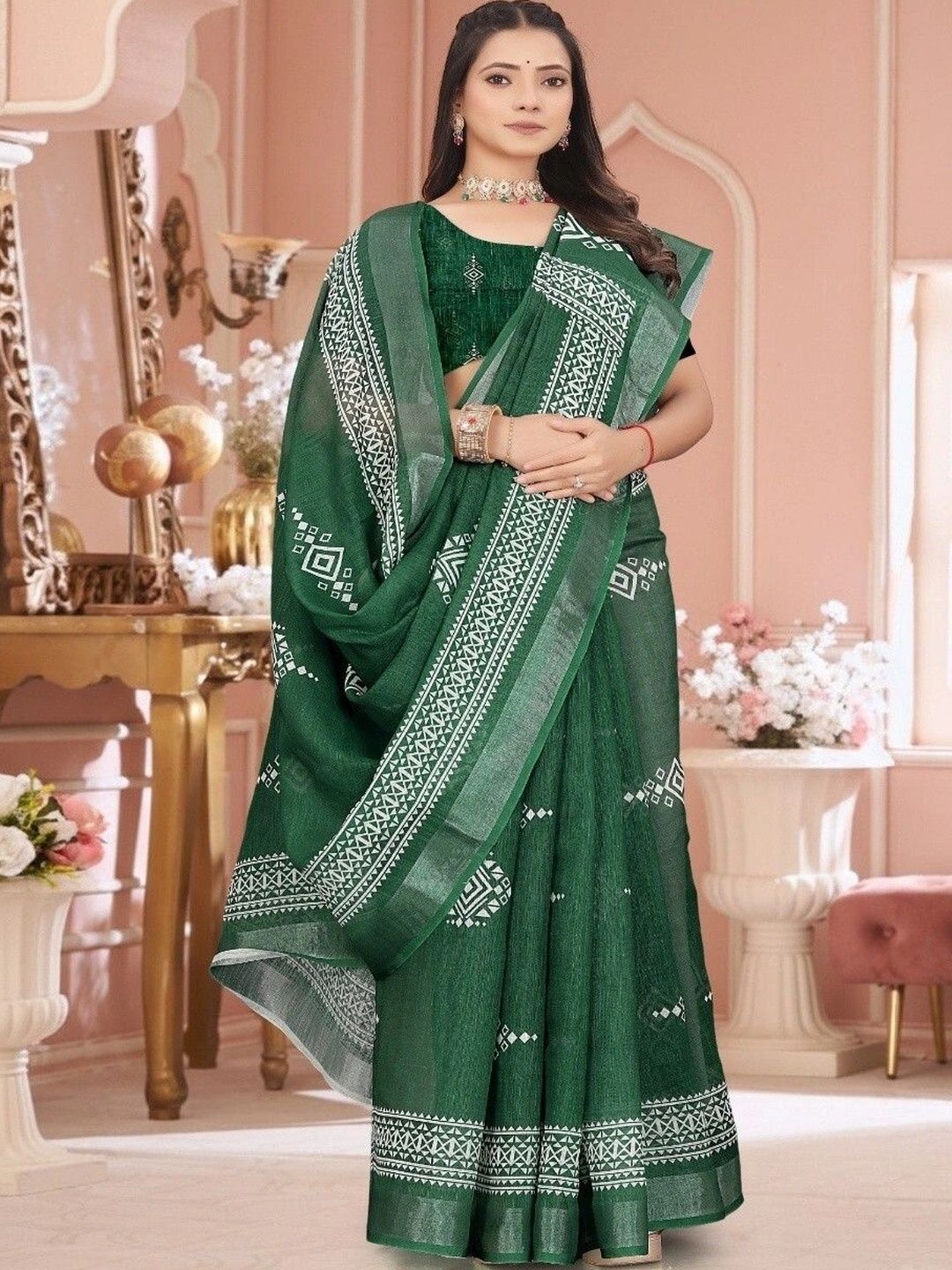 Moda Rapido Woven Design Silk Cotton Kanjeevaram Saree-picture-23