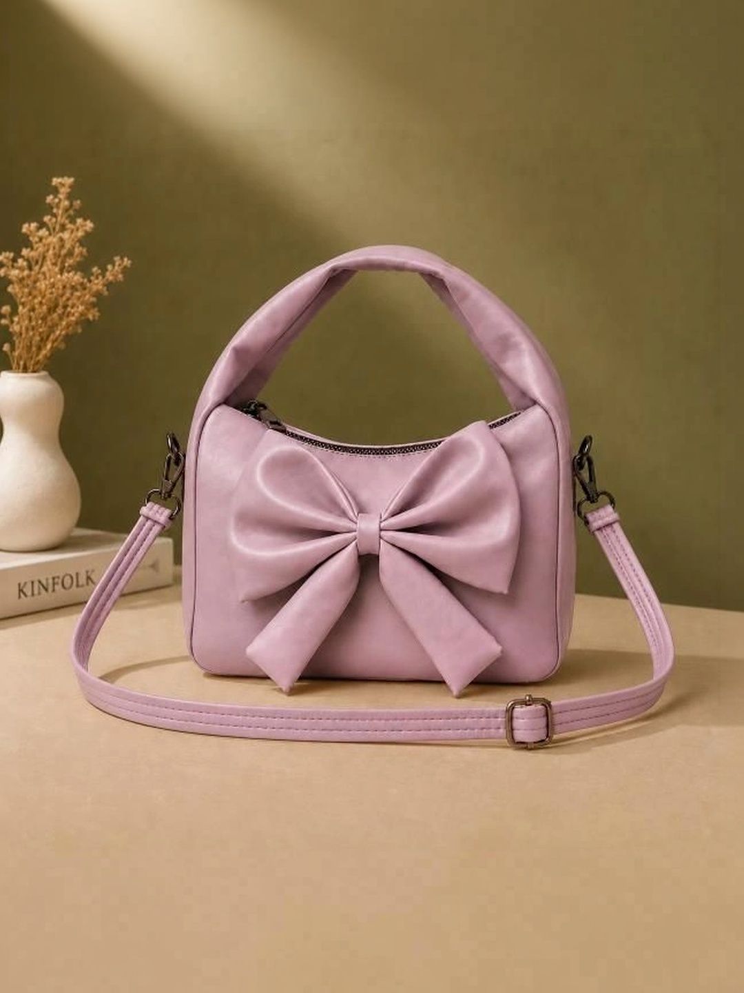 TURBOMAX PU Sling Bag with Bow Detail-picture-50