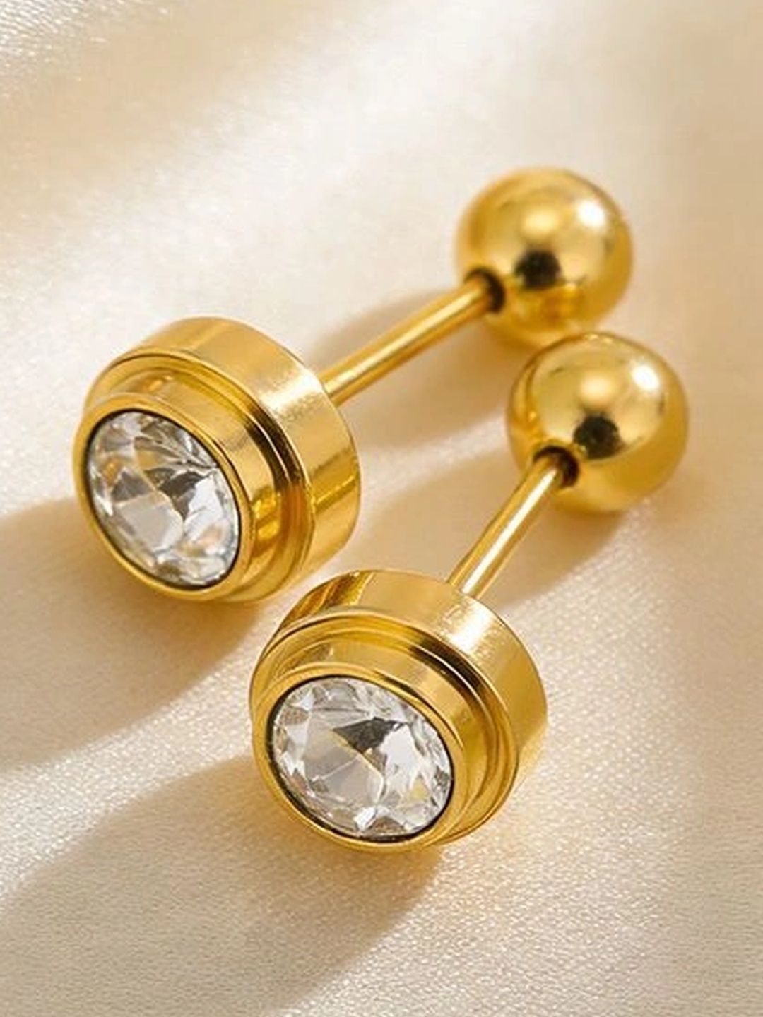 MYKI Circular Studs Earrings-image-4