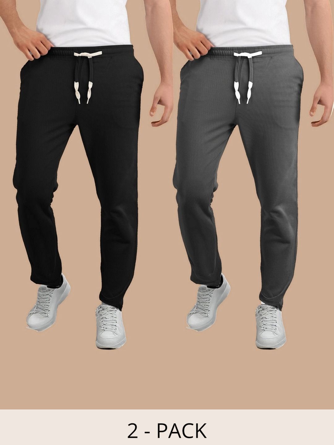 AVOLT Men Pack of 2 Regular Fit Training Joggers-picture-25