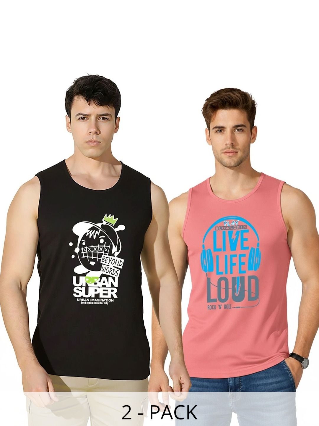 SLOWLORIS Men 2 Printed T-shirt-picture-45
