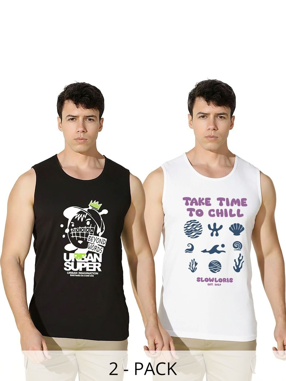 SLOWLORIS Men 2 Printed T-shirt-picture-32