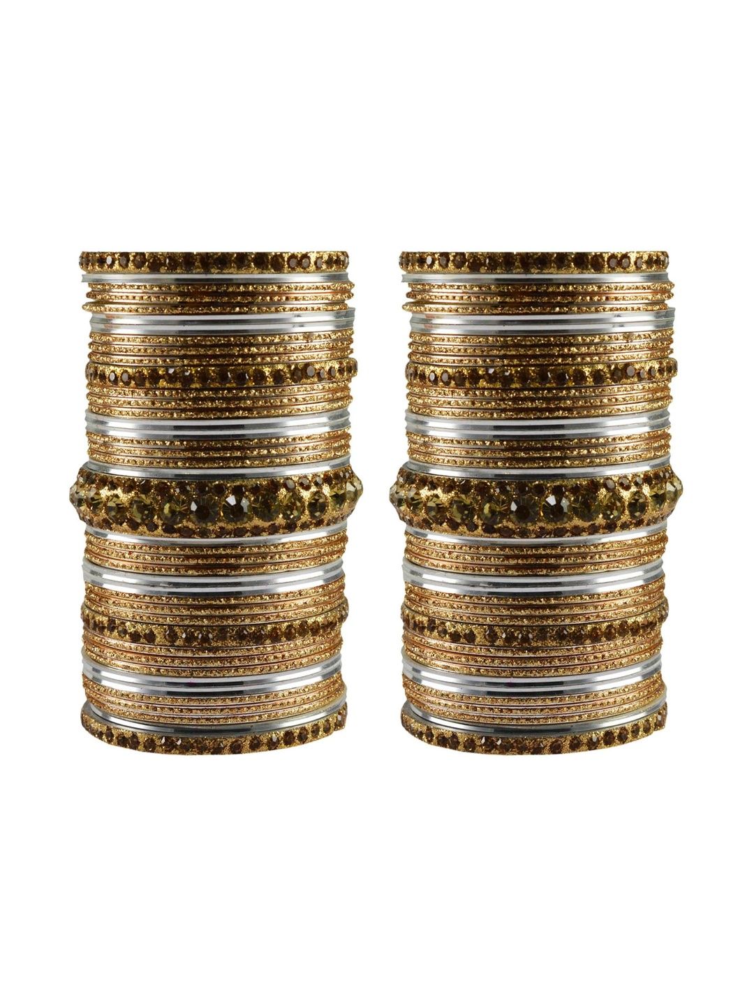 MAYA FASHION Stone Studded & Beaded Bangle-picture-26