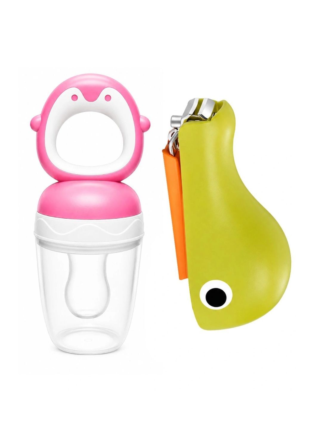 Crescent Set of 2 Baby Fruit Food Feeder Nibbler, Nail Cutter Combo-picture-43