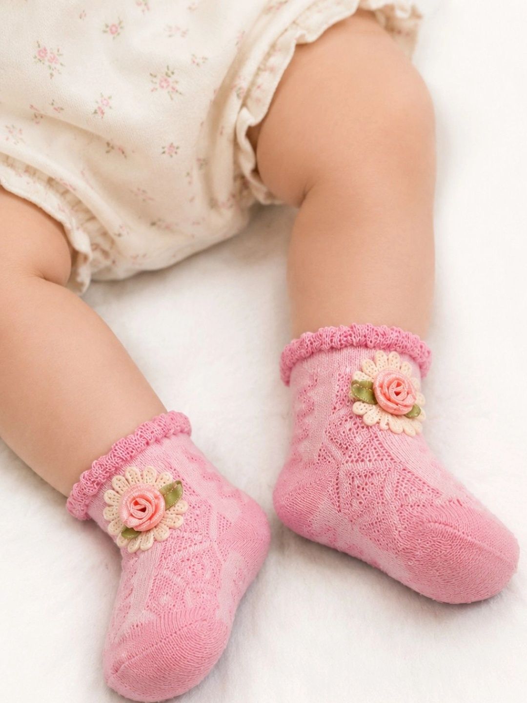 BAESD Unisex Kids Pack of 3 Cotton Blend Assorted Patterned Ankle Length Socks-picture-10