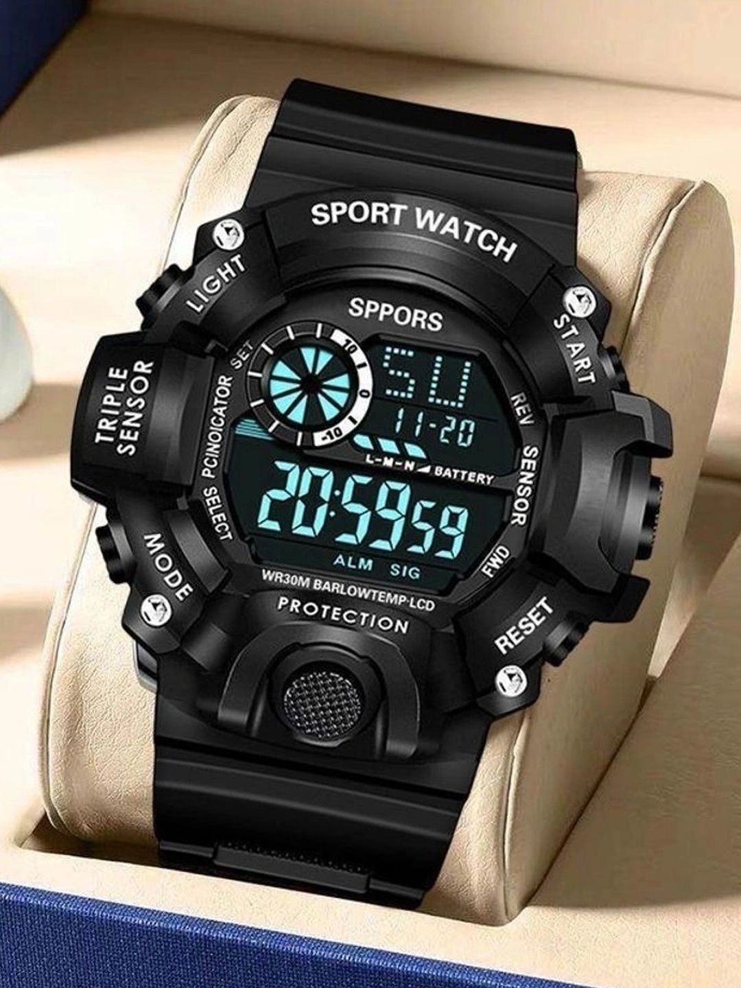 TREX Boys Brass Dial & Straps Digital Watch S-shock_FULL-BLACK-picture-33