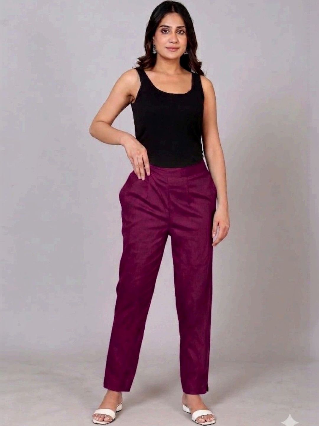 RIVNIX Women Smart High-Rise Trousers-picture-39