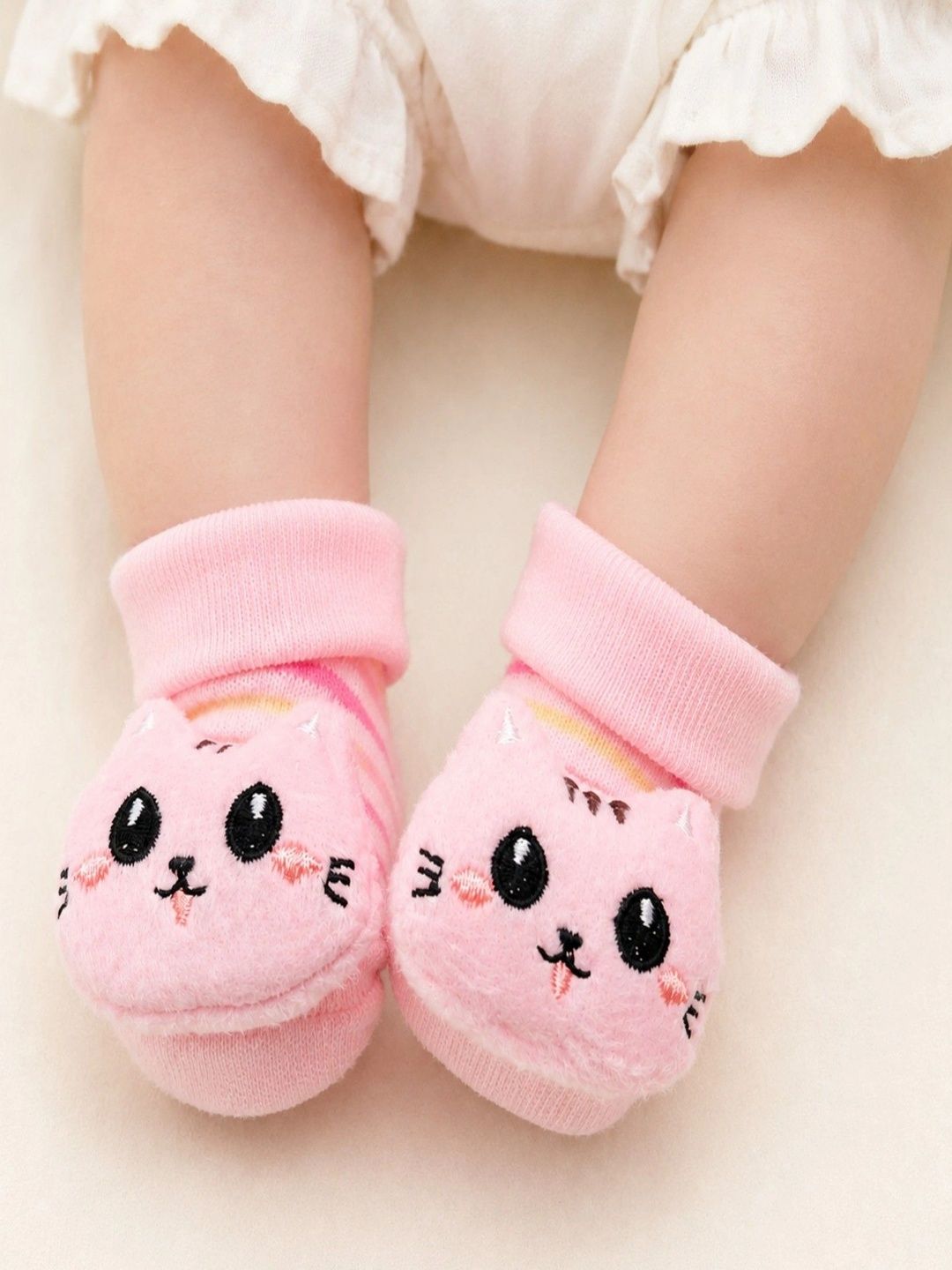 BAESD Unisex Kids Cotton Blend Striped Ankle Length Socks-picture-15