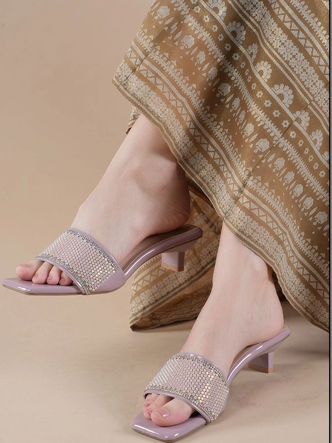 MOZAFIA Embellished Kitten Mules-picture-40