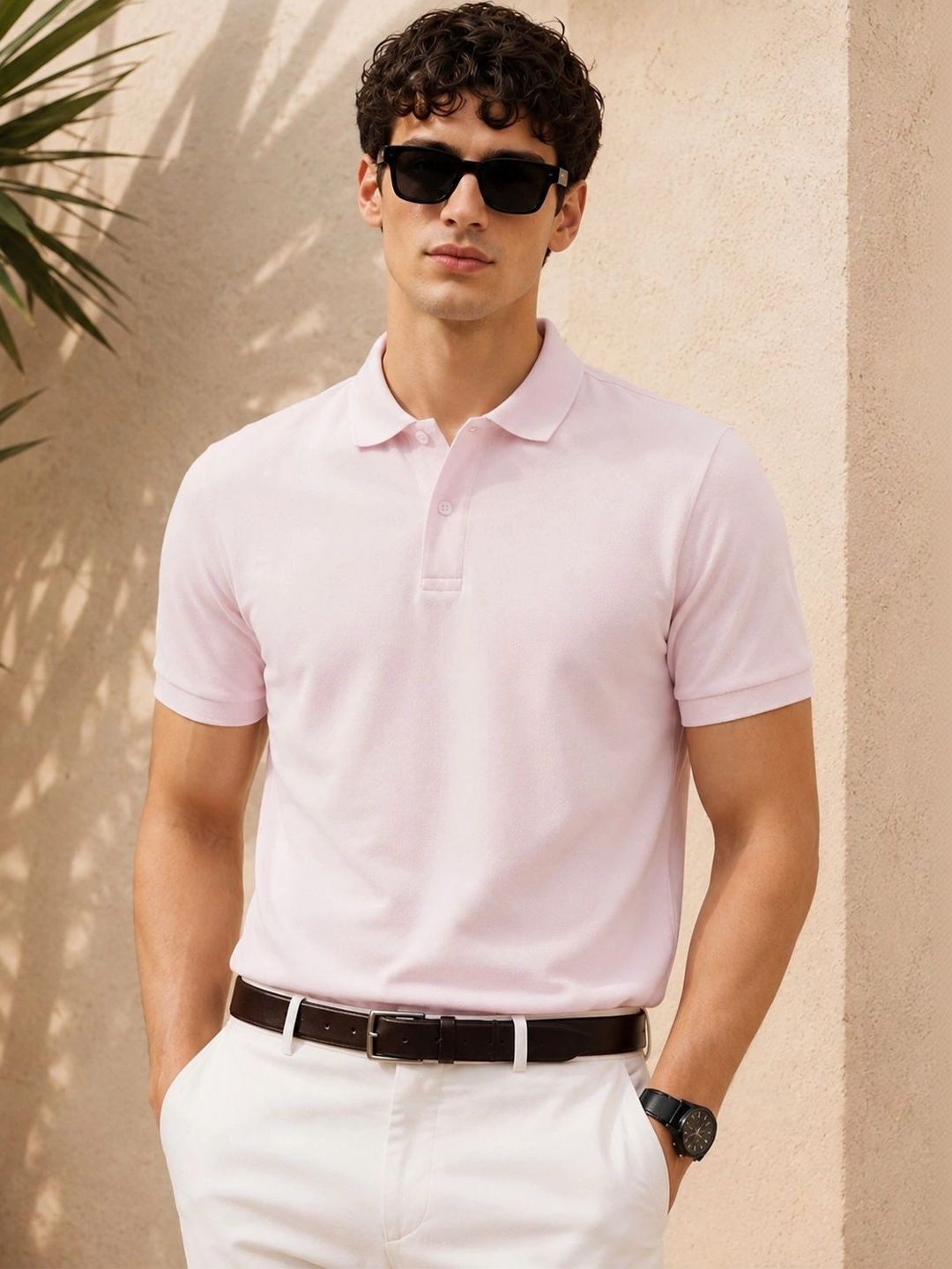 ADRO Men Polo Collar T-shirt-image-38