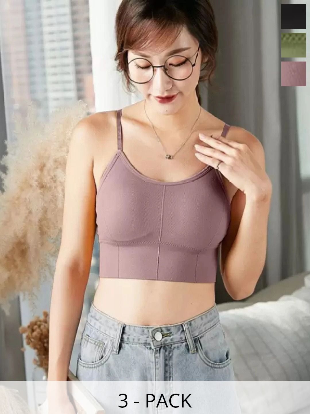 UNDER 1000 Bralette Bra Full Coverage Underwired Lightly Padded-picture-27