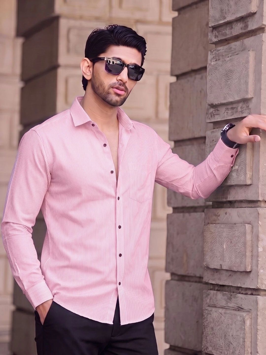 Manspire Men Striped Casual Shirt-picture-56