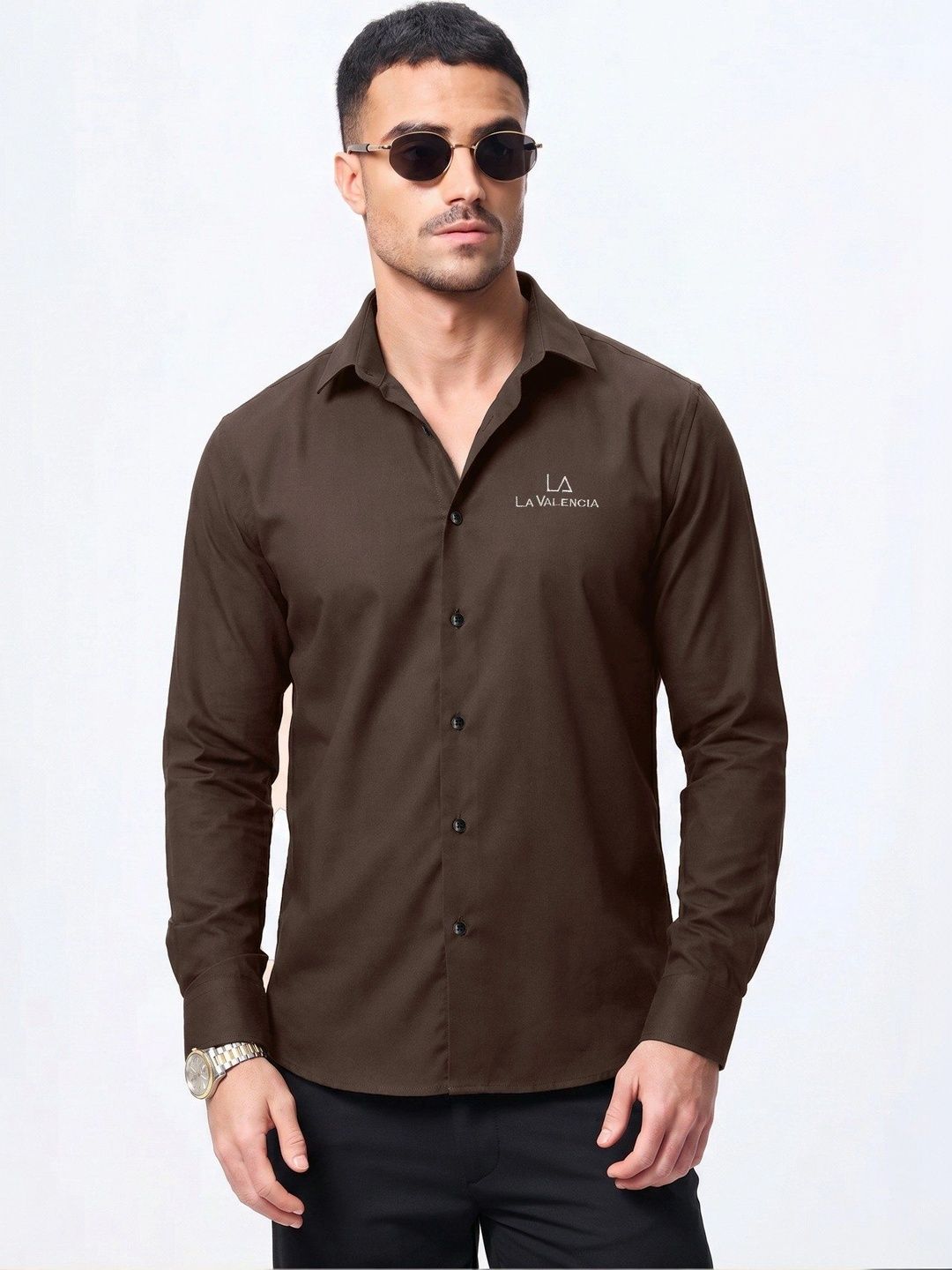 LAVALENCIA Men Premium Slim Fit Casual Shirt-picture-16