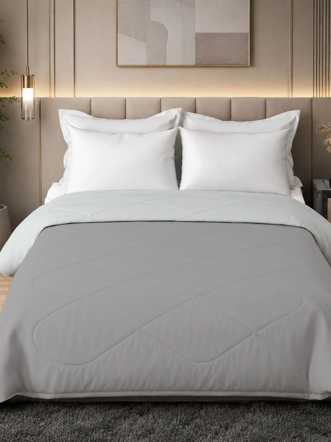 Homeful Style Grey AC Room 120 GSM Quilt-picture-25