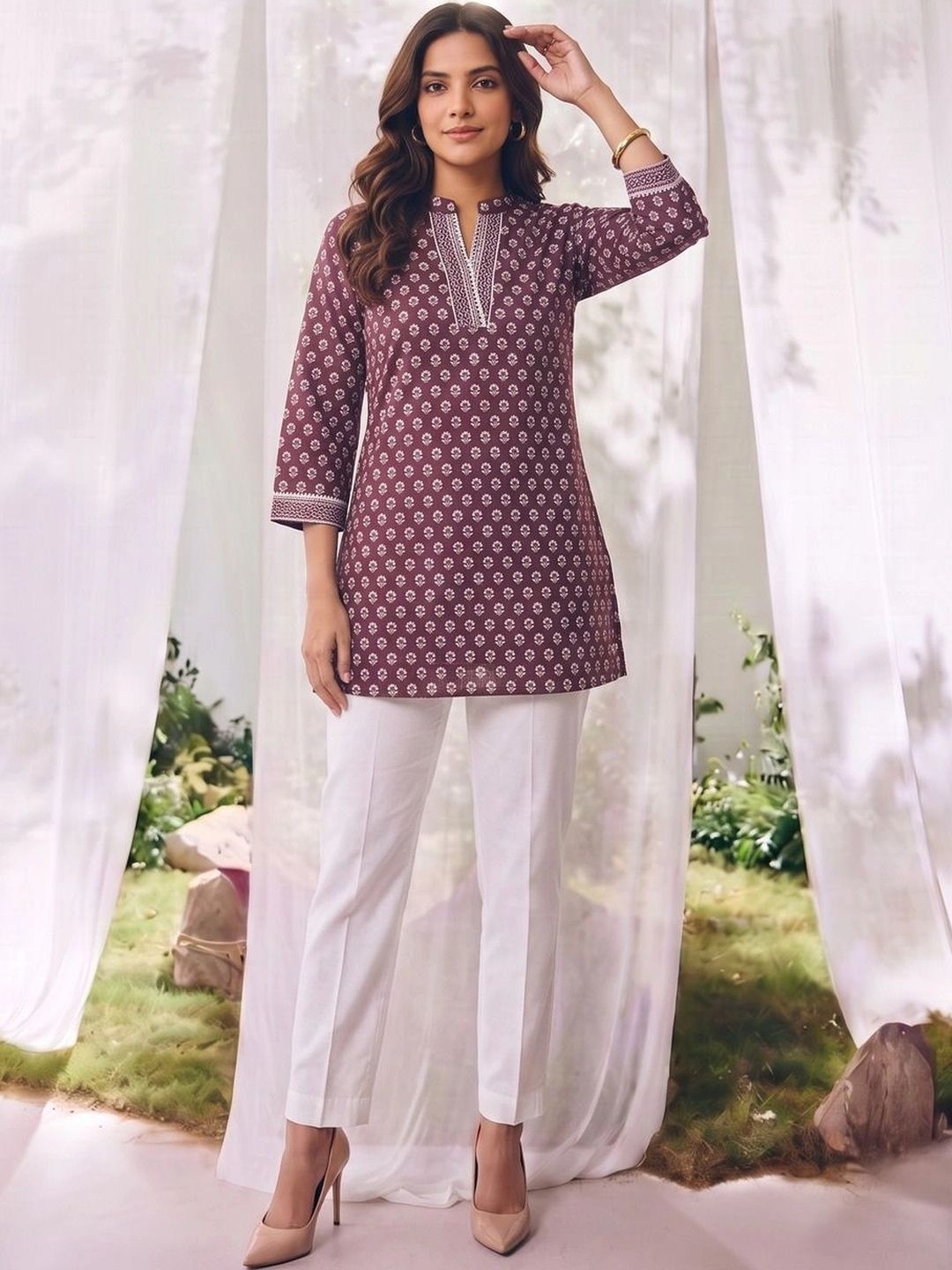 Rangita Ethnic Motifs Printed Kurti-picture-10