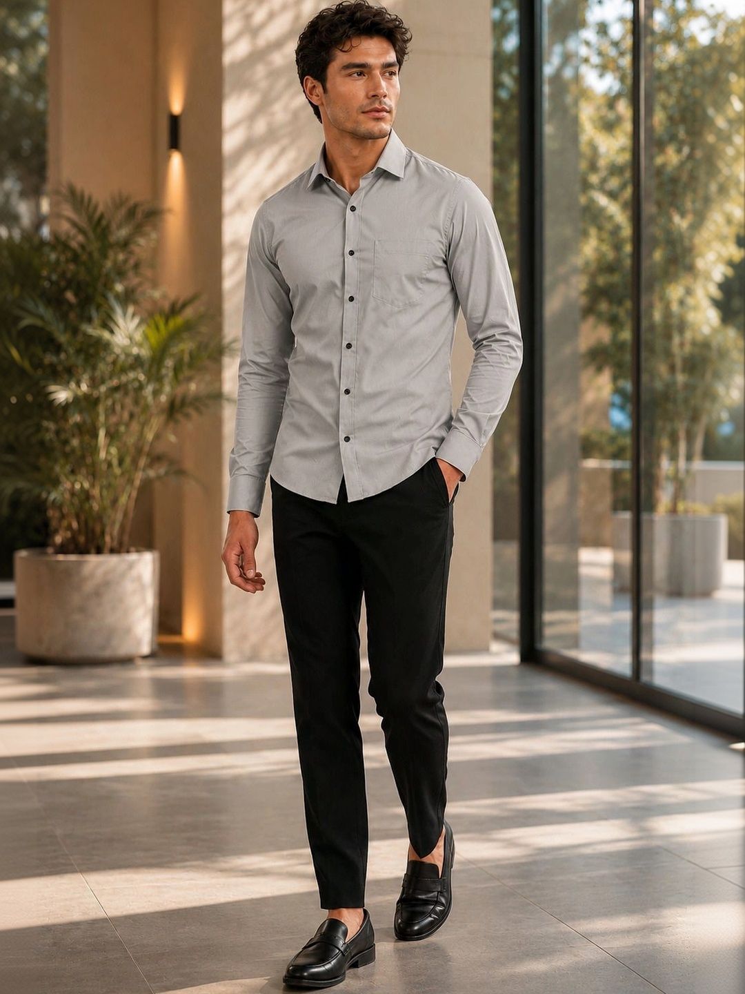 Moda Rapido Men Comfort Casual Shirt-picture-30