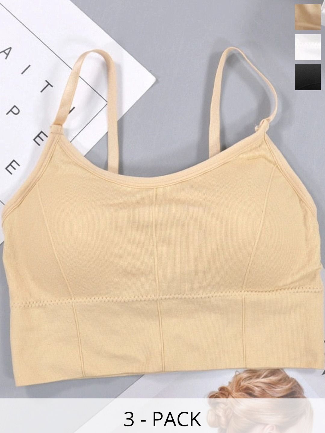 UNDER 1000 Bralette Bra Full Coverage Underwired Lightly Padded-picture-44