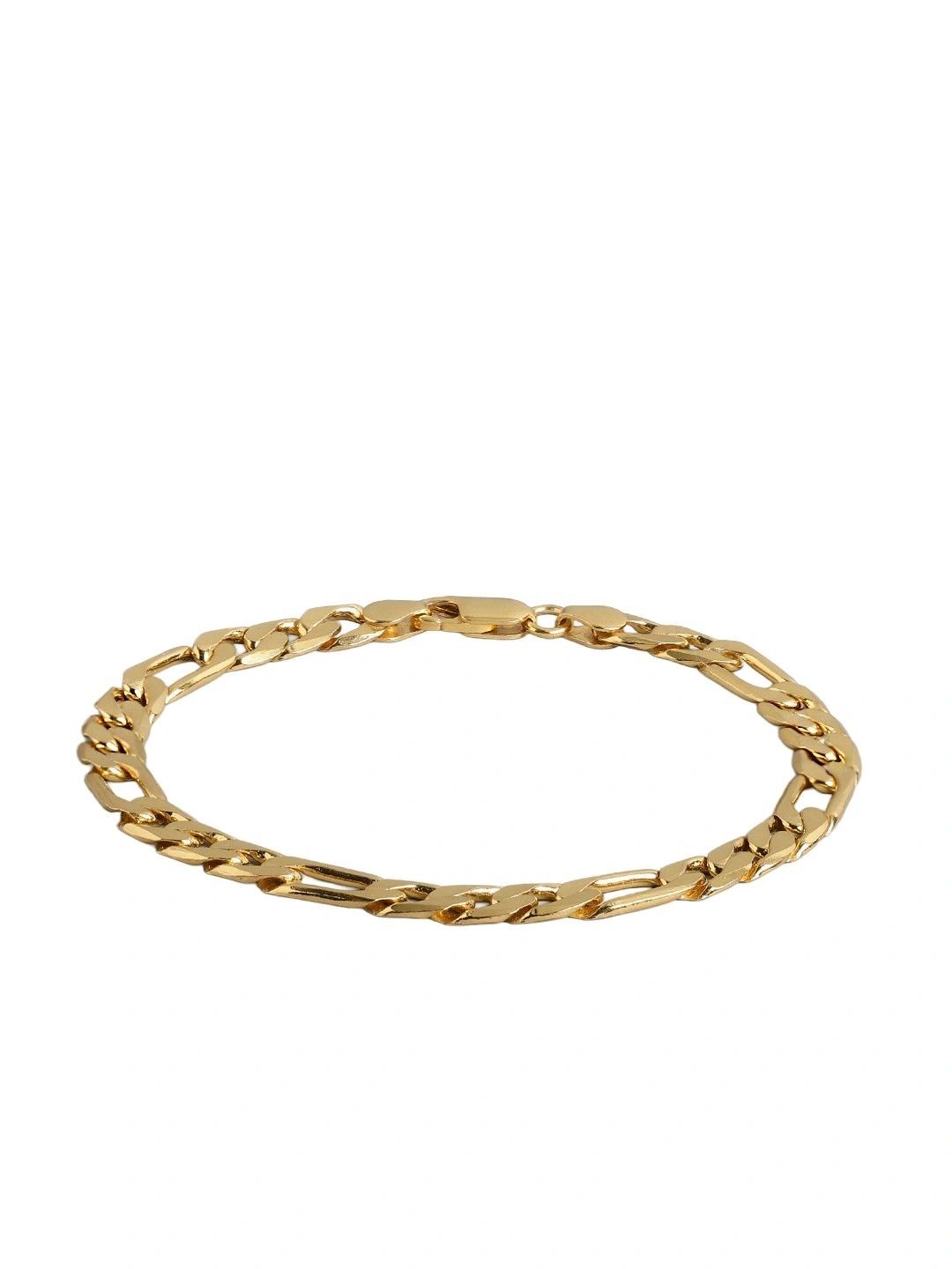 Carlton London Men Brass Gold-Plated Link Bracelet-picture-54