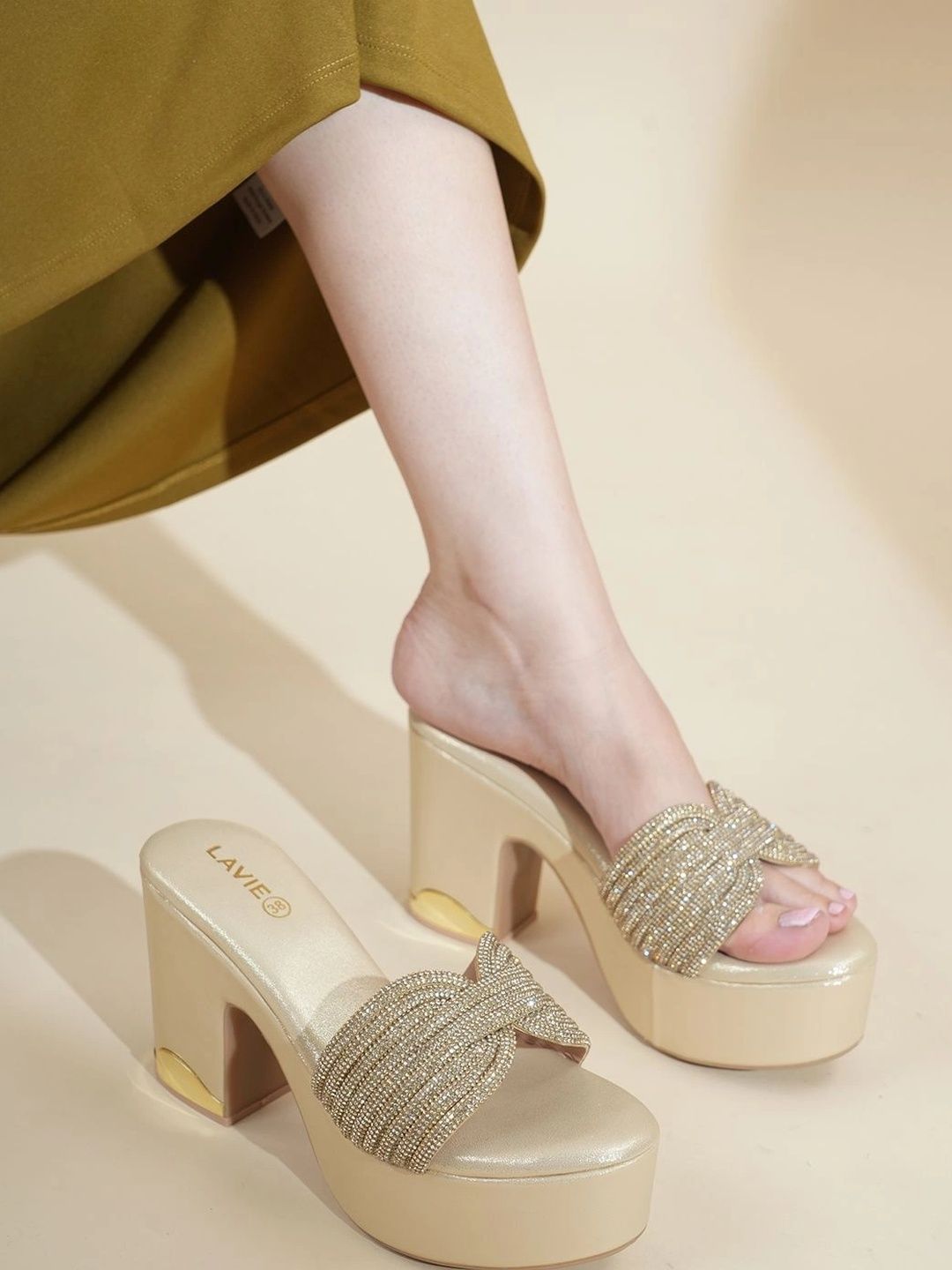 Lavie Embellished Block Mules-picture-28