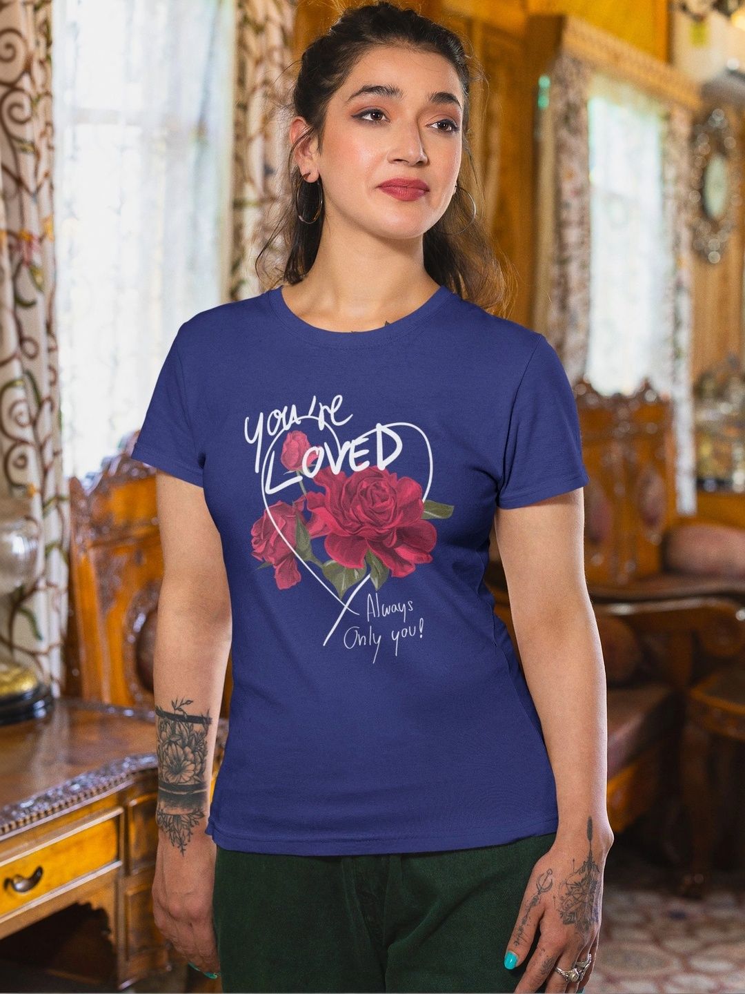 Elegantcrafts Floral Print Cotton Top-picture-24
