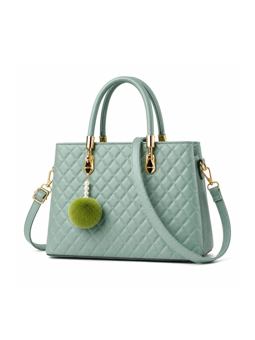 TURBOMAX PU Structured Handheld Bag with Quilted-picture-43