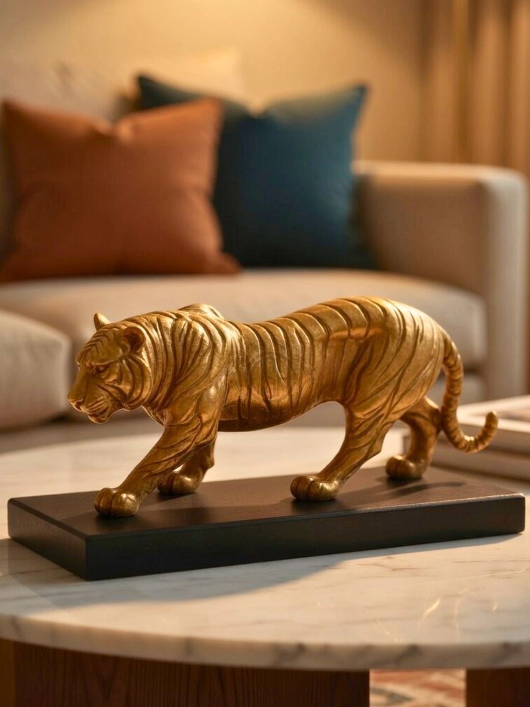DSH Crafting Your Curiosity Gold-Toned Figurine Showpiece-picture-21
