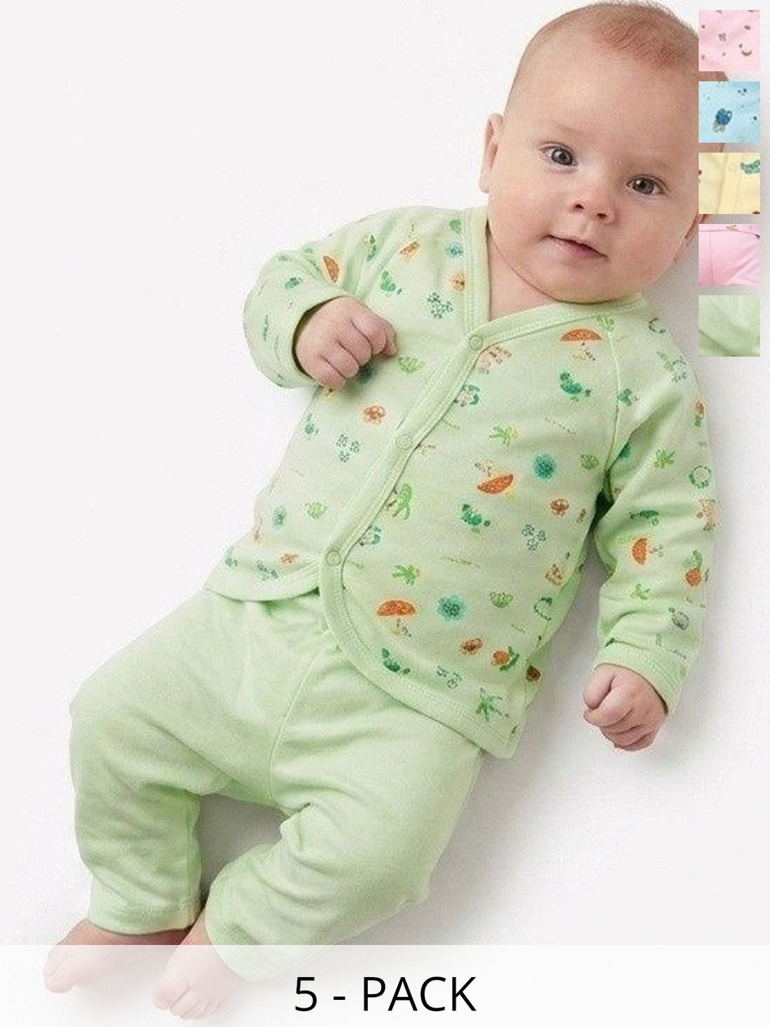 MRB Unisex Kids Printed T-shirt with Pyjamas-image-26