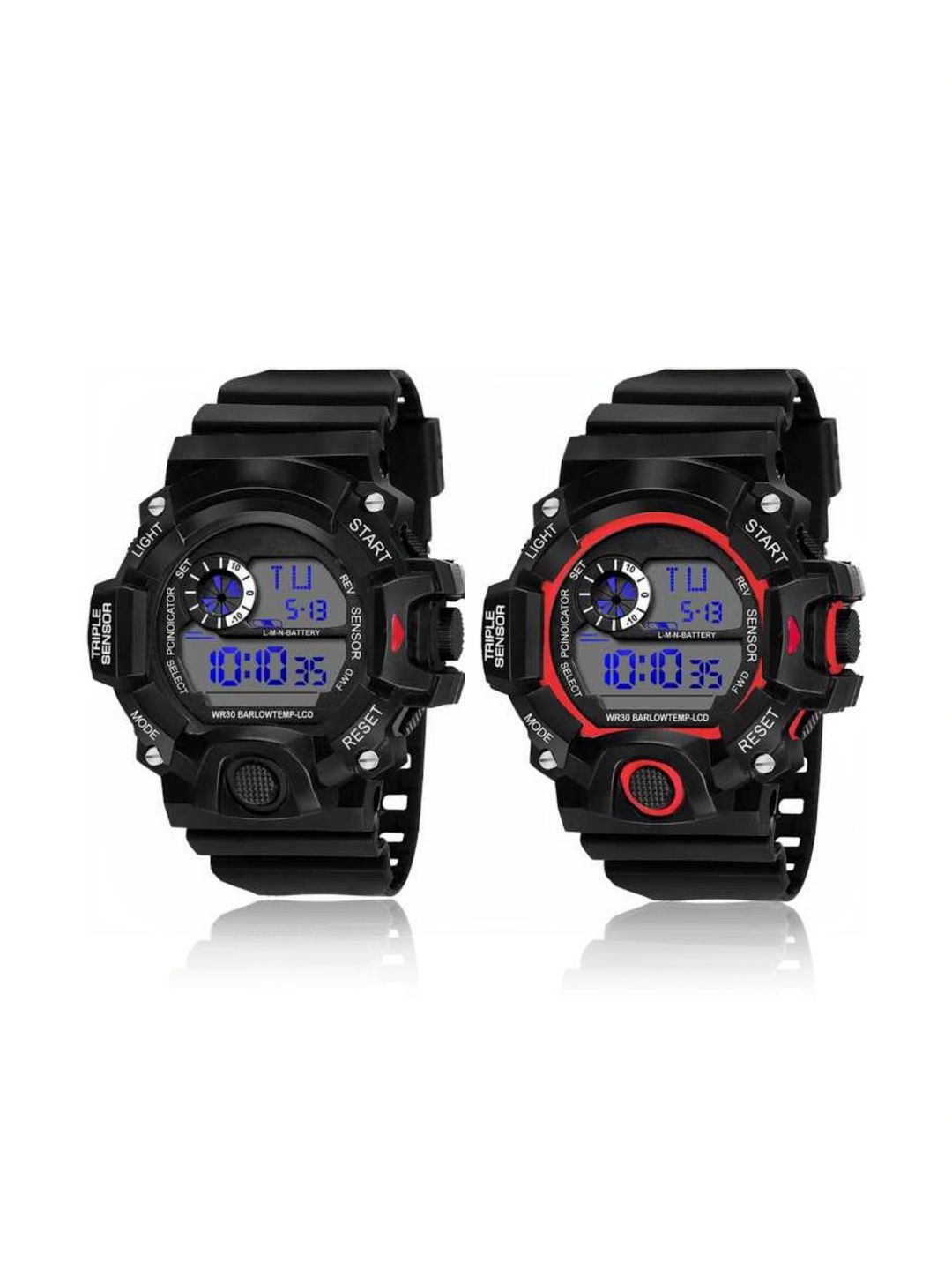 TREX Boys Brass Dial & Straps Analogue and Digital Watch CMB_SCK_RED+SCK_BLUE-picture-54
