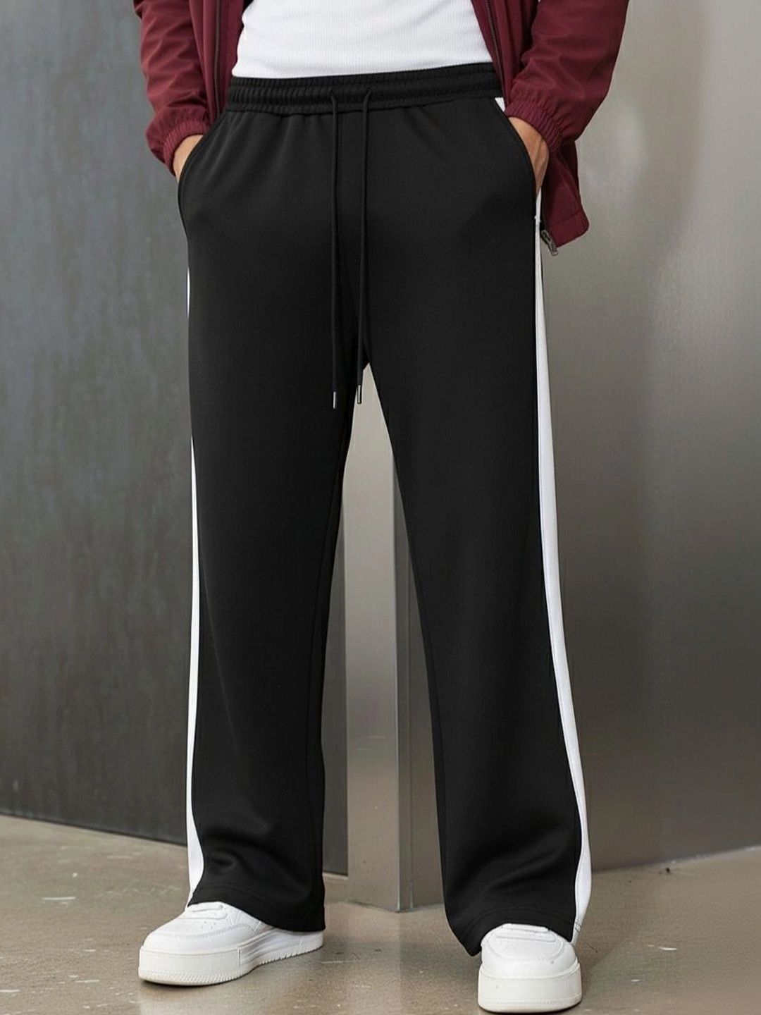 PROGENY Men Regular Fit Colourblocked Training Track Pants-picture-47