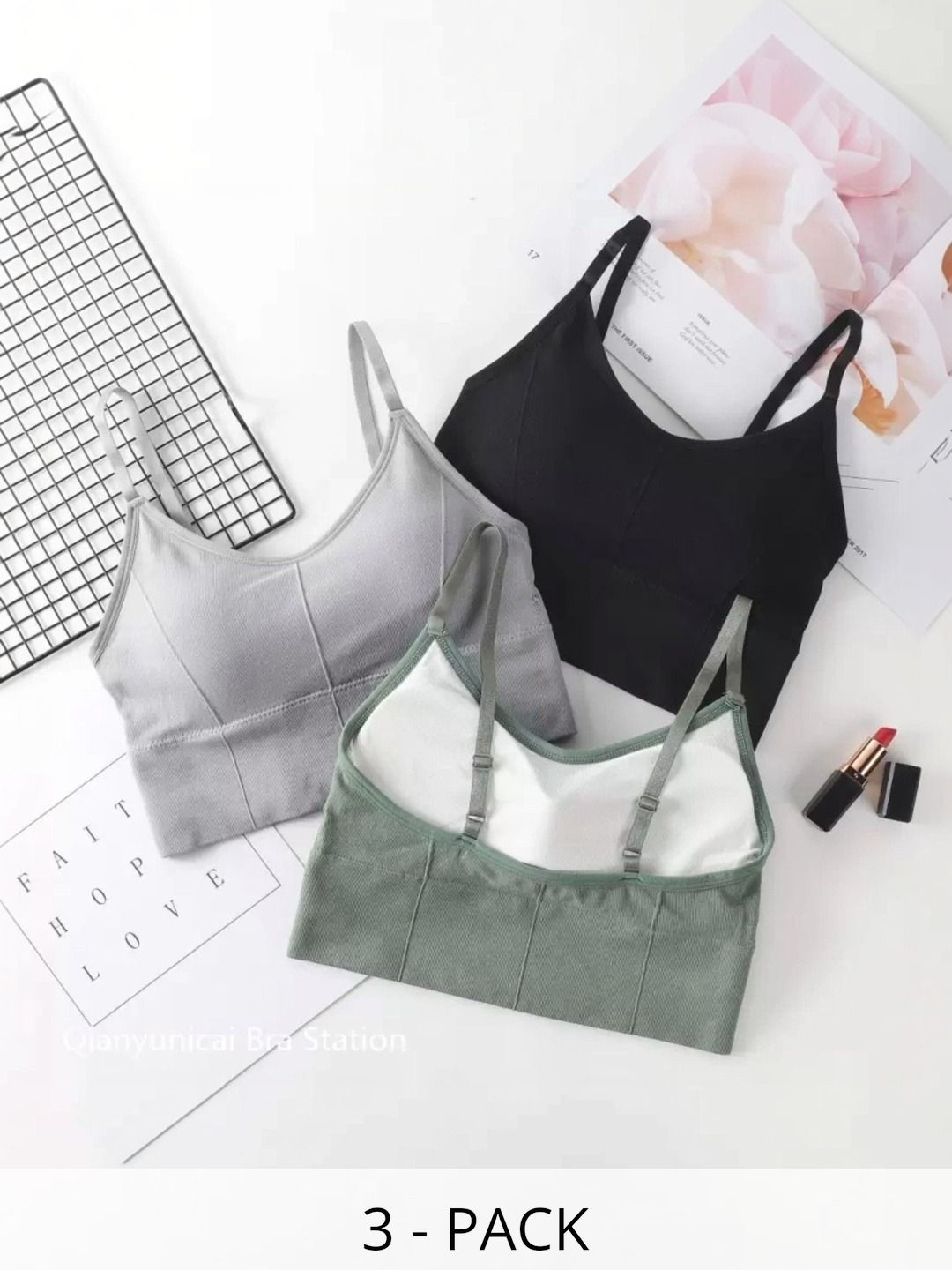 UNDER 1000 Bralette Bra Full Coverage Underwired Lightly Padded-picture-38