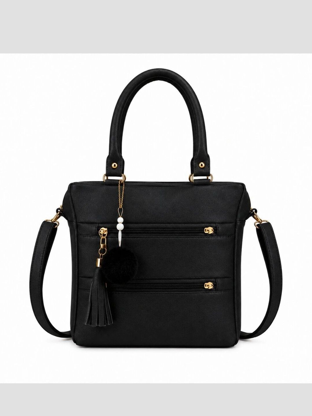 TURBOMAX PU Handheld Bag with Tasselled-picture-24