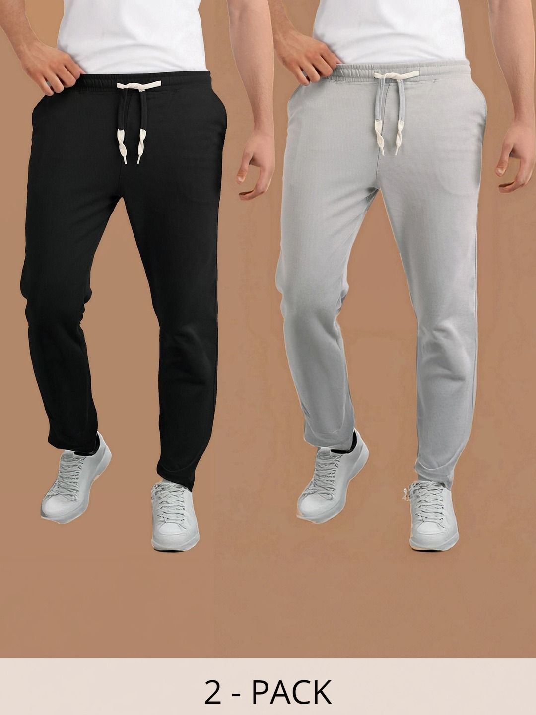 AVOLT Men Pack of 2 Regular Fit Training Joggers-picture-26